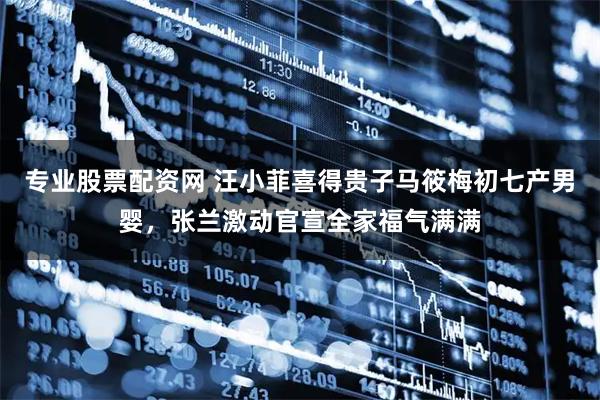 专业股票配资网 汪小菲喜得贵子马筱梅初七产男婴，张兰激动官宣全家福气满满